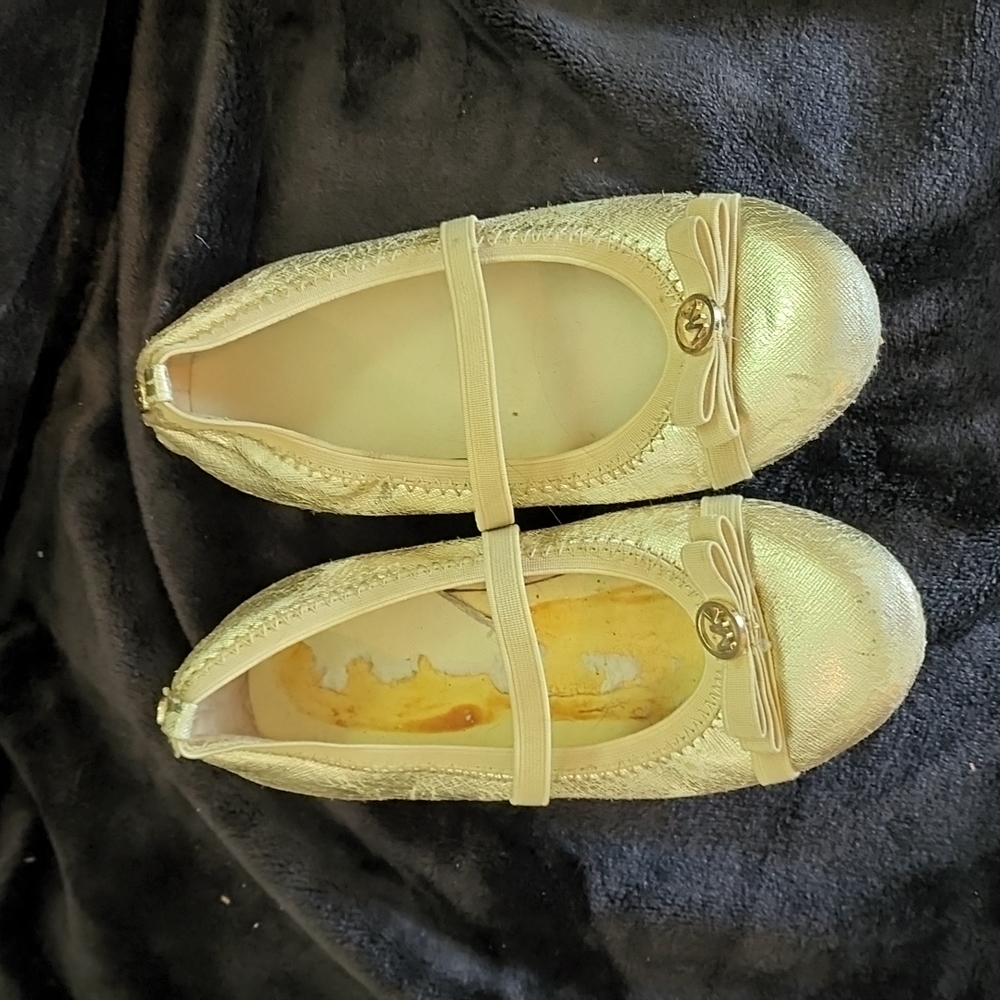 Gold Michael Kors Dress Shoes